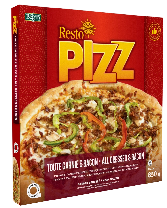 Pizza Toute Garnie & Bacon